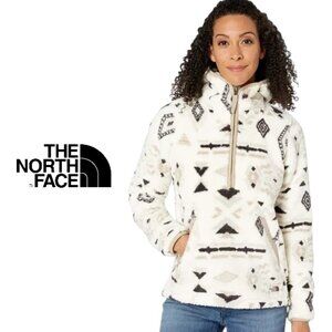 The North Face Campshire Hoodie Cream Cozy Sherpa Fleece Winter